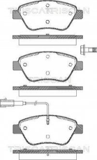 Колодки гальмівні дискові TRISCAN 811015019