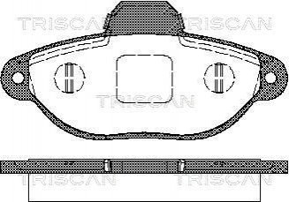 Колодки тормозные дисковые TRISCAN 811015025