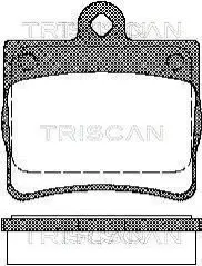 Колодки гальмівні (задні) MB C-class (W202) 93-00 TRISCAN 811023016 Купити в Україні