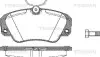 Фото Колодки гальмівні (передні) Opel Omega A/B 86-03/Senator B 87-93 TRISCAN (811024005) зображення 1