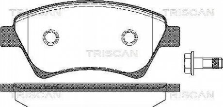 Колодки гальмівні дискові TRISCAN 811025020