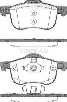 Колодки гальмівні дискові TRISCAN 811027003