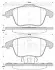 Фото Колодки гальмівні (передні) Citroen C4 09-/C4 Grand Picasso 06-13/Peugeot 3008 11-16/5008 09-17 TRISCAN (811038006) зображення 1