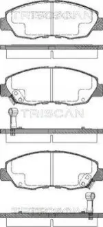 Фото 1 — Колодки гальмівні (передні) Honda Accord IV 90-93 TRISCAN (811040972) Фото Колодки гальмівні (передні) Honda Accord IV 90-93 TRISCAN (811040972) зображення 1