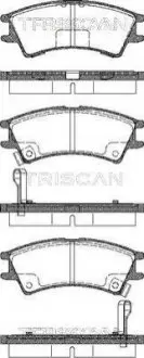 Гальмівні колодки TRISCAN 811043007