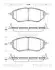 Фото Колодки гальмівні (передні) Subaru Forester/Legacy/Impreza 03- (Akebono) TRISCAN (811068182) зображення 1