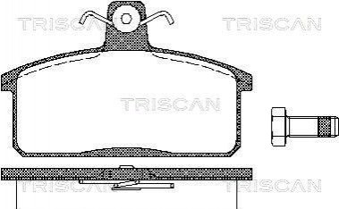 Тормозные колодки задние TRISCAN 811069013 (фото 1)