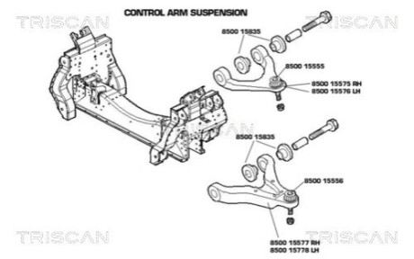 Автозапчастина TRISCAN 8500 15556 (фото 1)