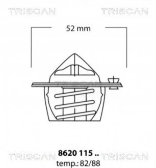 Термостат TRISCAN 8620 11582 (фото 1)