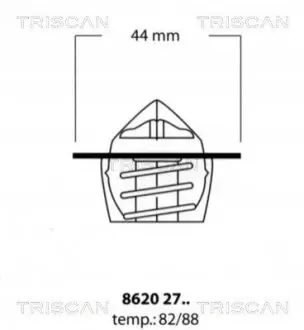 Термостат TRISCAN 8620 2782