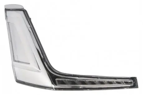 Лампа сигналу повороту переднего Прав (цвет скла: хром, LED) RVI T 01.13 TRUCKLIGHT CLRV005R