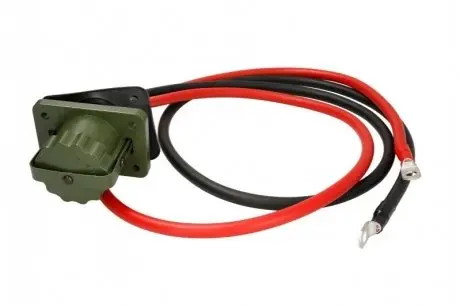 Кабелі для запуску двигуна (довжина 1,5м, розетка NATO, колір: зелен.) TRUCKLIGHT ECSO352GZNAK15M