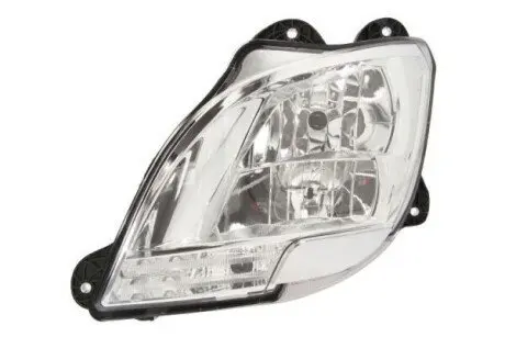 Фара Лів (H1/H7/LED/PY21W, ручн, без мотора, включає денні ходові вогні, колір відбивача: хром, колір повороту: прозор) DAF CF, XF 106 10.12 TRUCKLIGHT HLDA004L Купити в Україні