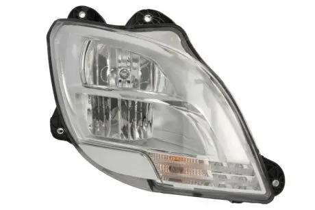 Фара Прав (H1/LED/PY21W, ручн, без мотора, включає денні ходові вогні, колір відбивача: хром, колір повороту: прозор) DAF CF, XF 106 10.12 TRUCKLIGHT HLDA006R