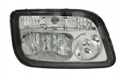 Фара Прав (H1/H7/PY21W/W5W, електричн, з мотором, колір відбивача: хром) MERCEDES ACTROS MP2 / MP3 TRUCKLIGHT HLME022R