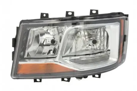 Фара Лів (2*H7/H21W/LED, електричн, з мотором, включає денні ходові вогні, колір відбивача: хром) SCANIA G II, L, P II, R II, S 06.17 TRUCKLIGHT HLSC008L