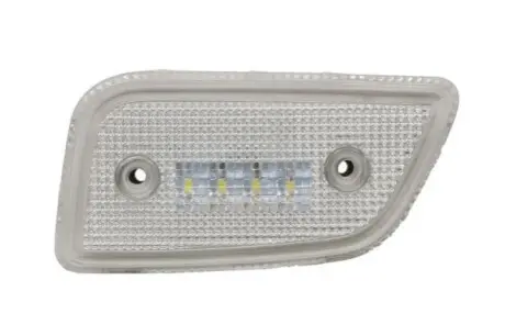 Габаритні ліхтарі Лів, білий, LED, випукла, 24В (в сонцезахисному козирку на даху) MERCEDES ACTROS MP4 / MP5 07.11 TRUCKLIGHT SMME008L