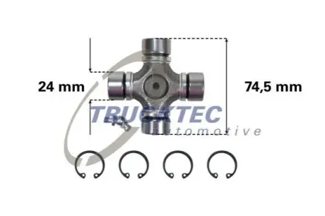 Інші елементи трансмісії TRUCKTEC 02.34.053