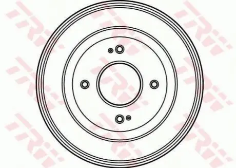 Гальмівний барабан задн HONDA ACCORD III, CAPA, CIVIC V, CIVIC VI, LOGO 1.3-2.0 11.85-09.02 TRW DB4020