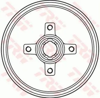 Гальмівний барабан задн CHEVROLET CORSA, TIGRA OPEL CORSA B, TIGRA 1.0-1.7D 03.93-12.02 TRW DB4134BR
