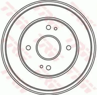 Гальмівний барабан задн HONDA ACCORD IV, ACCORD VI 1.8-2.3 01.90-01.99 TRW DB4146