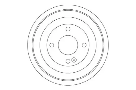 Тормозной барабан задн HYUNDAI ACCENT IV, I20 ACTIVE, I20 II, I20 III, SOLARIS KIA RIO III 1.0-1.6D 11.10- TRW DB4552