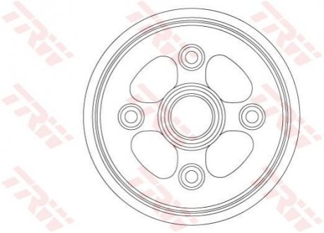 Тормозной барабан TRW DB4555 (фото 1)