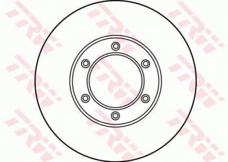 Тормозной диск TRW DF1012 (фото 1)