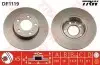 Диск гальмівний передн Лів/Прав CITROEN C25 FIAT DUCATO PEUGEOT J5 1.9D/2.0/2.5D 09.81-05.94 TRW (DF1119) зображення 1
