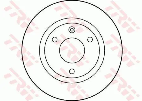 Диск тормозной TRW DF1120