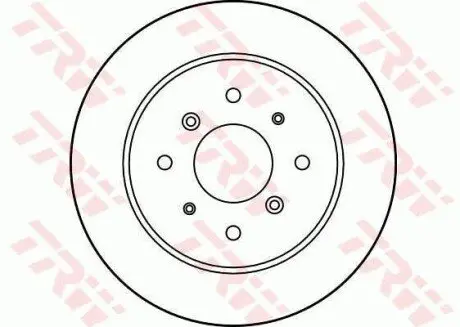 Диск гальмівний передн Лів/Прав ACURA INTEGRA HONDA CIVIC III, CIVIC IV, CIVIC V, CIVIC VI, CRX I, CRX II, INSIGHT, INTEGRA ROVER 200 I 1.0H-1.6 10.83-12.06 TRW DF1815