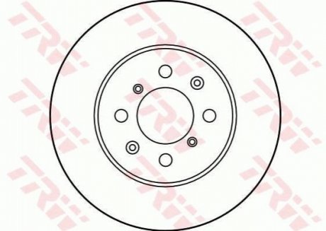 Диск тормозной TRW DF2717 (фото 1)