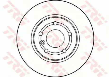 Диск тормозной TRW DF2766
