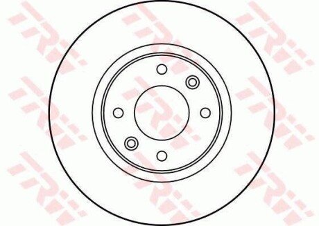 Диск гальмівний TRW DF2796