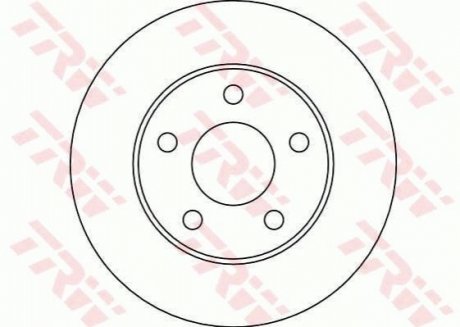 Диск тормозной TRW DF4041 (фото 1)