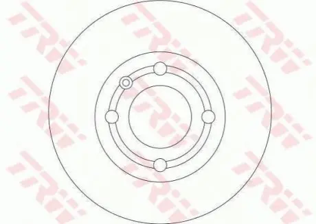 Фото Гальмівний диск TRW (DF4062) зображення 1