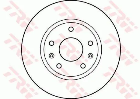 Диск гальмівний передн Лів/Прав LAND ROVER FREELANDER I 1.8/2.0D/2.5 02.98-10.06 TRW DF4221 Купити в Україні