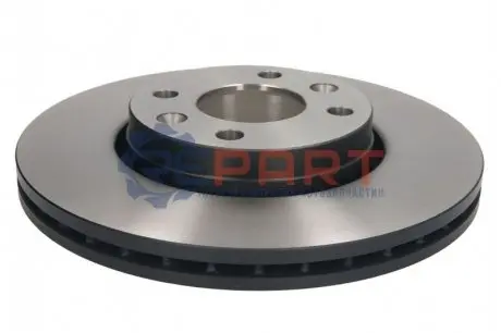 Фото Диск гальмівний (передній) Renault Megane II/Clio II/III 1.2-1.5 dCI 02- (259,6x22) (вент.) (с покр.) TRW (DF4364) зображення 1