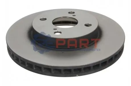 Фото Диск гальмівний (передній) Toyota Corolla 02-13 (255x25) (з покриттям) TRW (DF4403) зображення 1