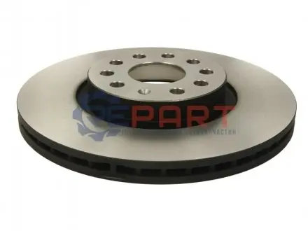 Фото Диск гальмівний (передній) VW Caddy III 04- (312x25.1) (з покриттям) TRW (DF4464S) зображення 1