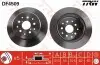 Диск гальмівний задн Лів/Прав LEXUS GS, IS I, IS SPORTCROSS, SC TOYOTA ALTEZZA, ALTEZZA GITA, ARISTO, MARK II IX, VEROSSA 2.0-4.3 08.97-07.10 TRW (DF4509) зображення 1