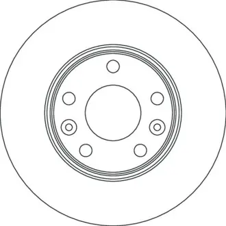 Диск гальмівний передн Лів/Прав DACIA DUSTER NISSAN JUKE, TERRANO, TOWNSTAR RENAULT ARKANA I, CAPTUR II, DUSTER, EXPRESS, FLUENCE, GRAND SCENIC III, KANGOO III, KAPTUR 1.0-Electric 10.07 TRW DF4637