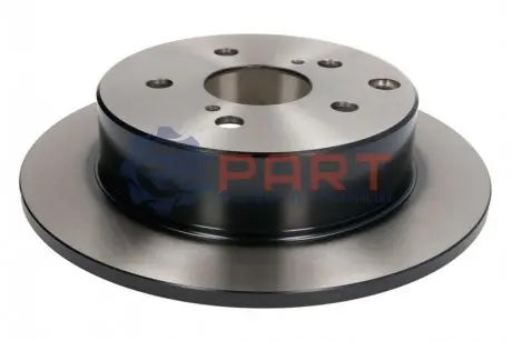 Фото Диск гальмівний (задній) Totota Avansis 2.2 D4d 03-08 (280x10) (з покриттям) (повний) TRW (DF4927) зображення 1