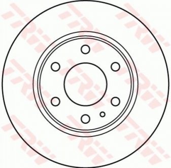 Гальмівний диск TRW DF4992S (фото 1)