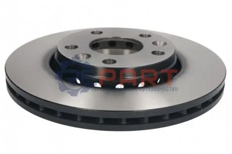 Диск гальмівний (передній) Renault Megane III/IV 08- (280x24) з покриттям TRW DF6072 Купити в Україні