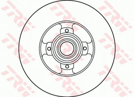 Тормозной диск с подшипником - (424945, 424946) TRW DF6128BS