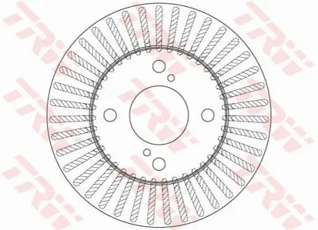 Фото Гальмівний диск TRW (DF6227) зображення 1