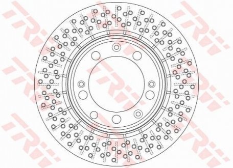 Диск тормозной TRW DF6281 (фото 1)