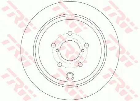 Диск гальмівний задн Лів/Прав SUBARU BRZ, FORESTER, IMPREZA, LEGACY V, OUTBACK TOYOTA GT 86 1.5-2.5LPG 04.07 TRW DF6306 Купити в Україні
