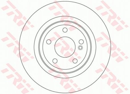 Гальмівний диск TRW DF6358 (фото 1)